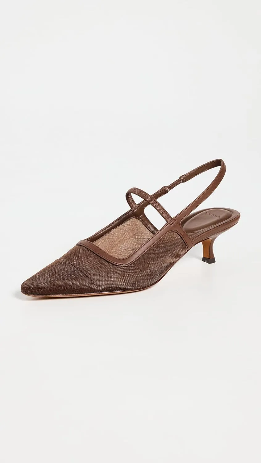 Vince Women's Venice Kitten Mesh Pumps
