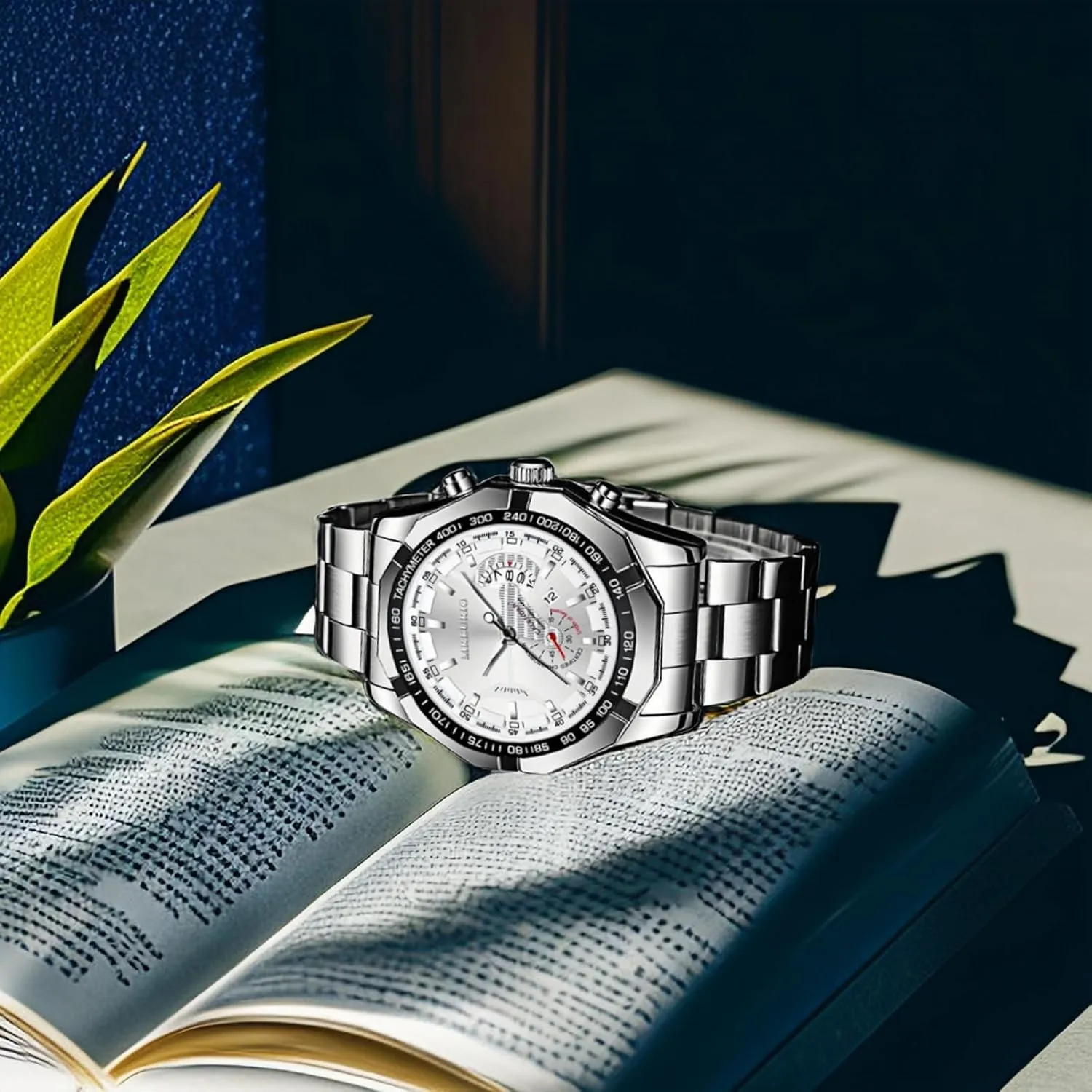Watch for Men, Men's Fashion Business Watches, Creative Dial Men's Casual Quartz Wrist Watches