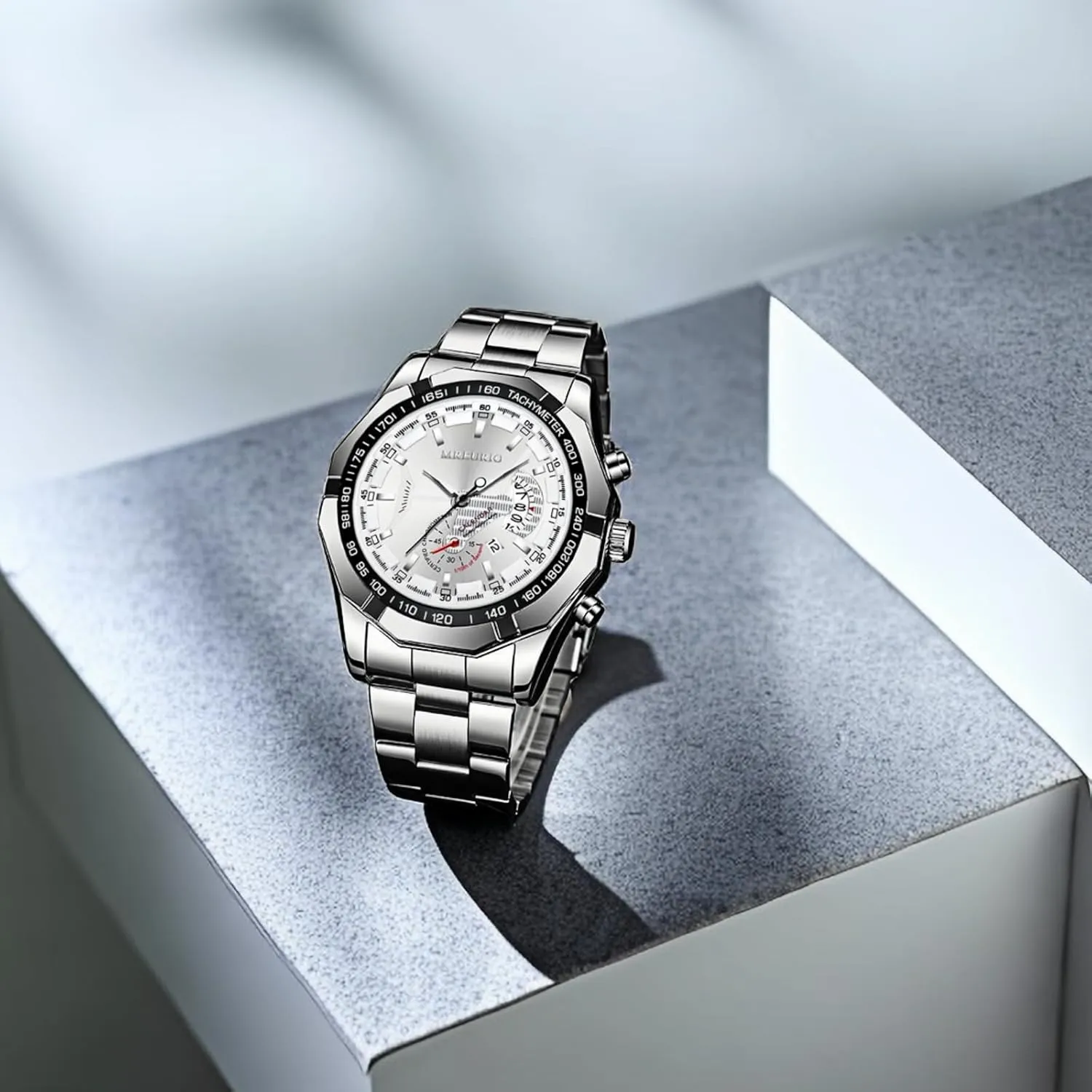 Watch for Men, Men's Fashion Business Watches, Creative Dial Men's Casual Quartz Wrist Watches
