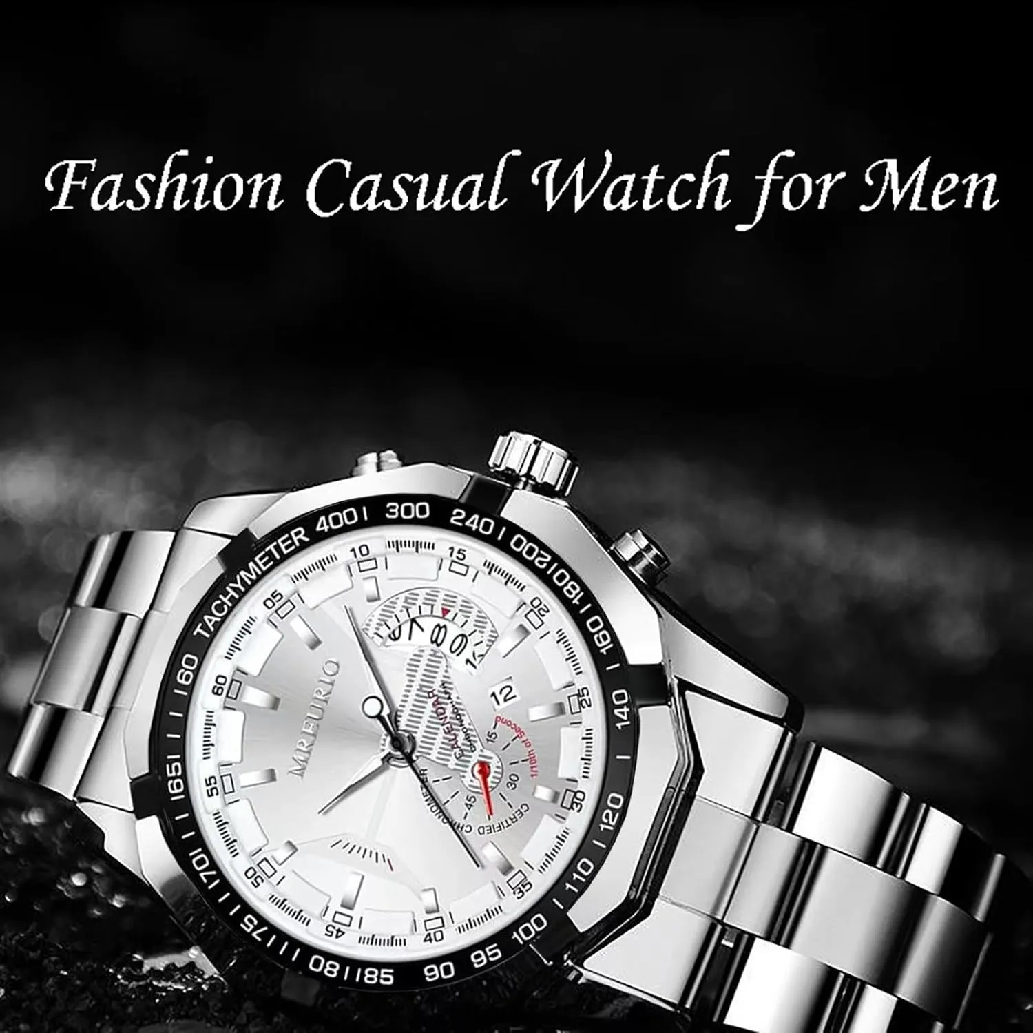 Watch for Men, Men's Fashion Business Watches, Creative Dial Men's Casual Quartz Wrist Watches