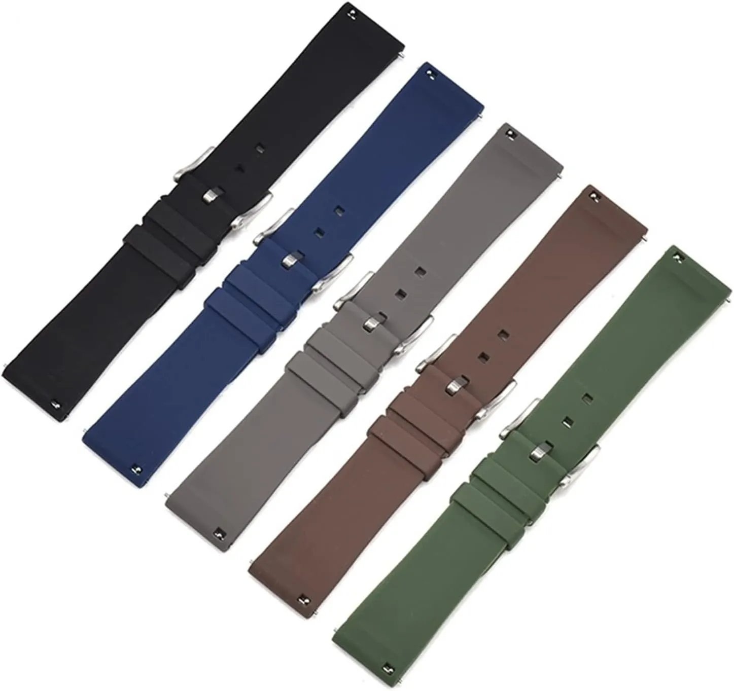 Watchband Silicone Rubber Watch Strap Bands 18mm 20mm 22mm Waterproof Sport Strap Men Women Gts 2