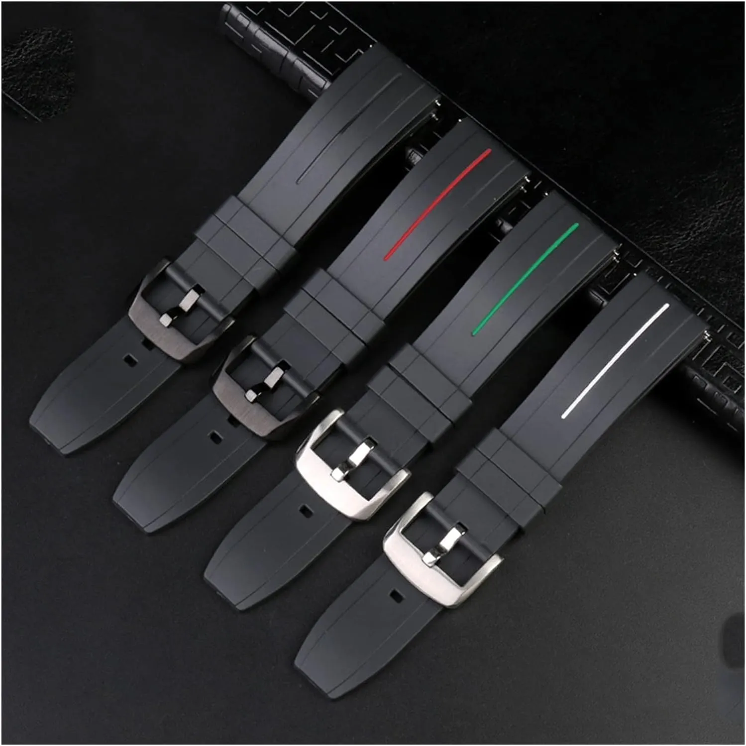 Waterproof Silicone Bracelet For Tissot Men Women Watch Band For Mido Strap For Citize Watchband With Butterfly Buckle