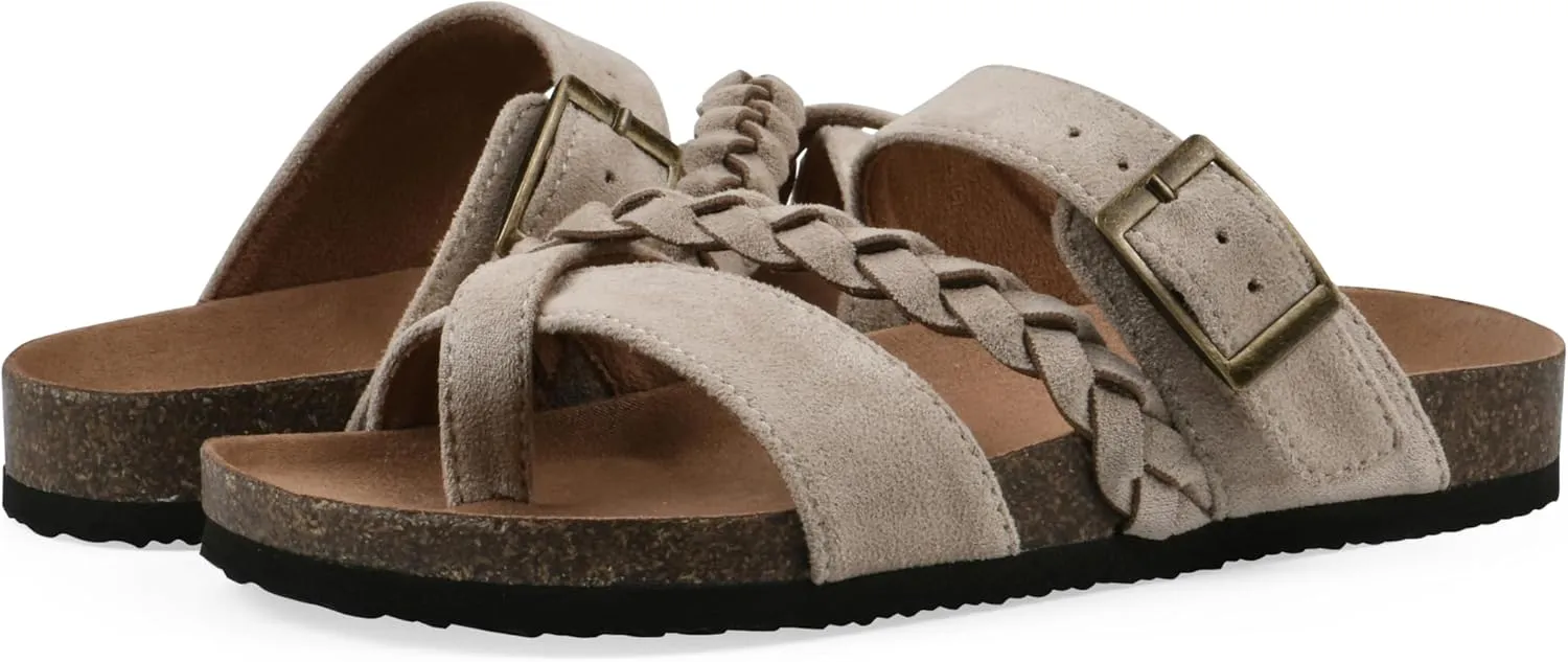 White Mountain Kids Girls' Gramma Braided Sandal