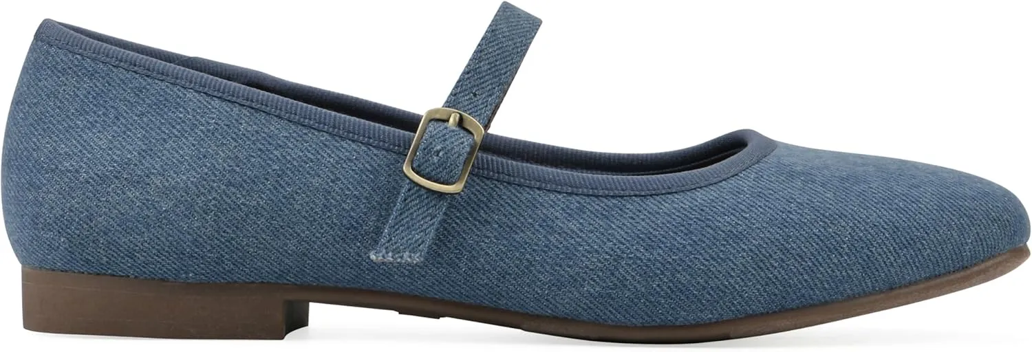 WHITE MOUNTAIN Women's Boch Mary Jane Flat
