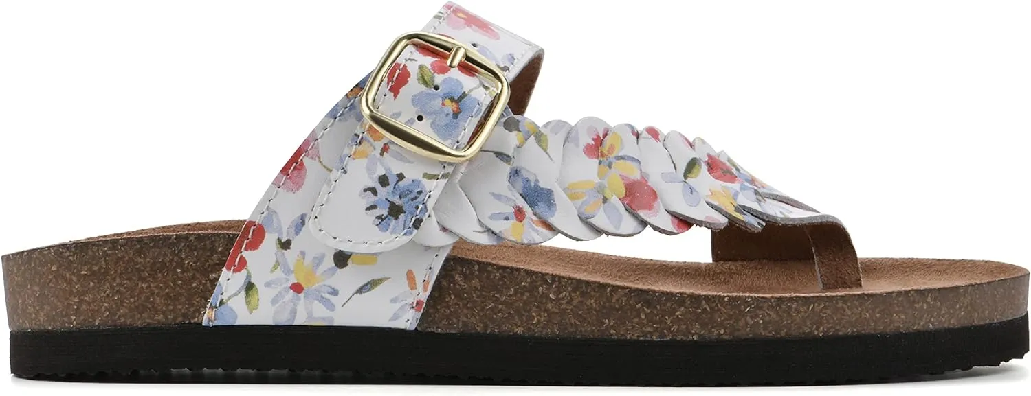 WHITE MOUNTAIN Women's Happier Footbed Sandal