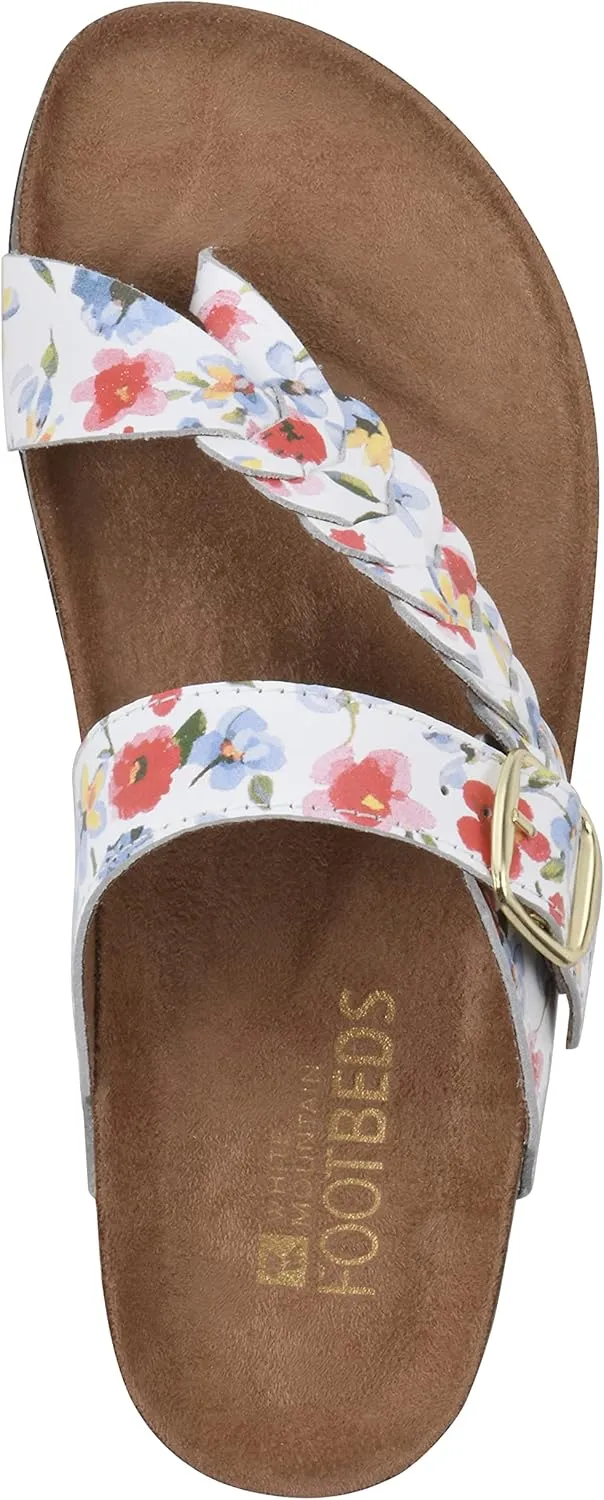 WHITE MOUNTAIN Women's Happier Footbed Sandal
