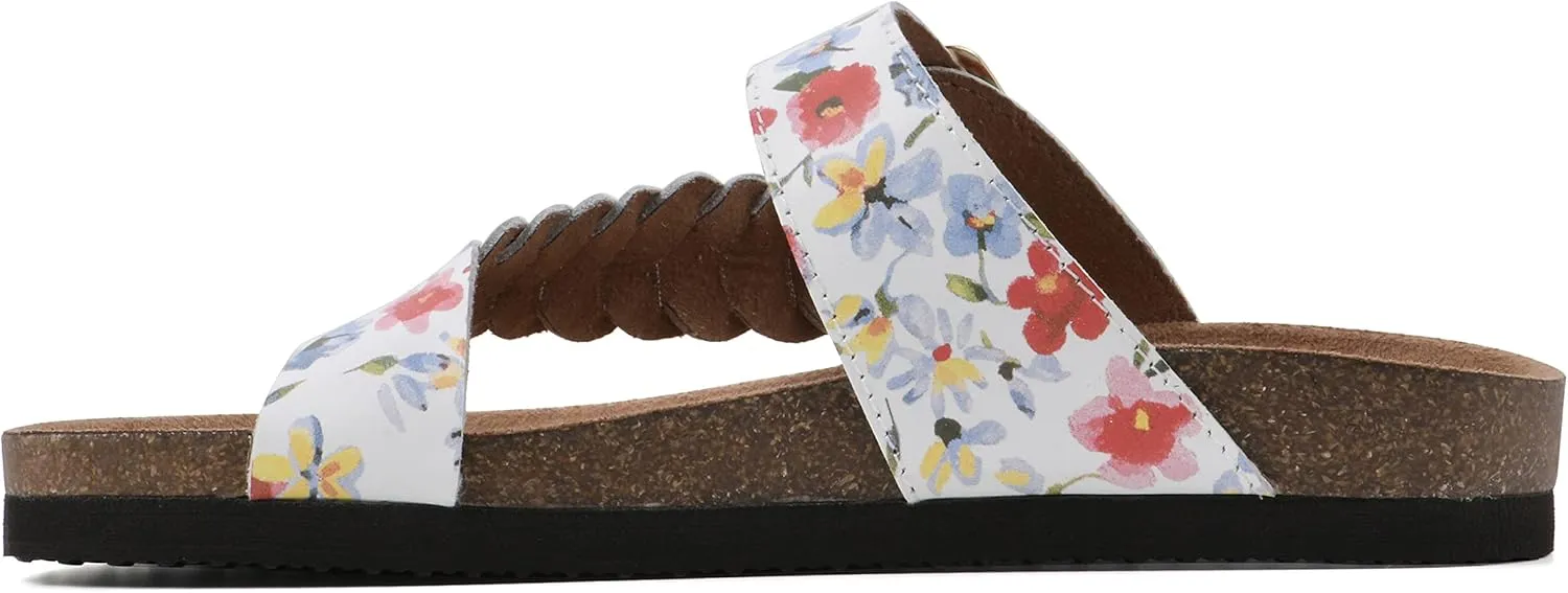 WHITE MOUNTAIN Women's Happier Footbed Sandal