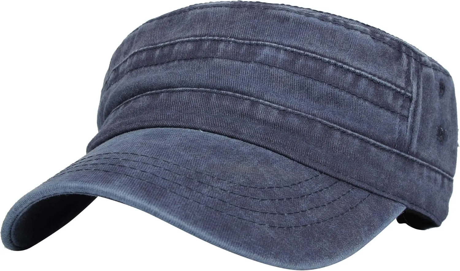 WITHMOONS Washed Cotton Cadet Cap Vintage Military Army Hat Mens Womens KZ40037