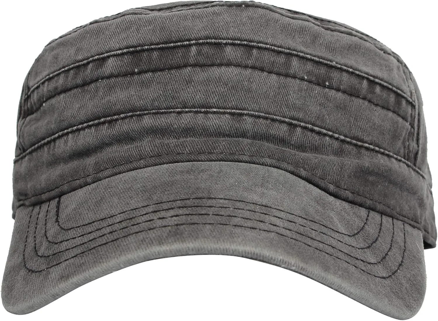 WITHMOONS Washed Cotton Cadet Cap Vintage Military Army Hat Mens Womens KZ40037