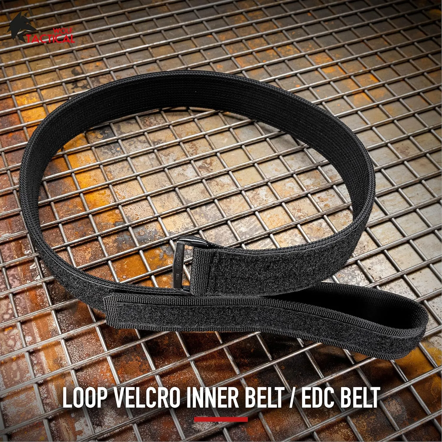 WOLF TACTICAL Simple EDC/Inner Belt Loop Liner Gun Belt for Men Concealed Carry & CCW