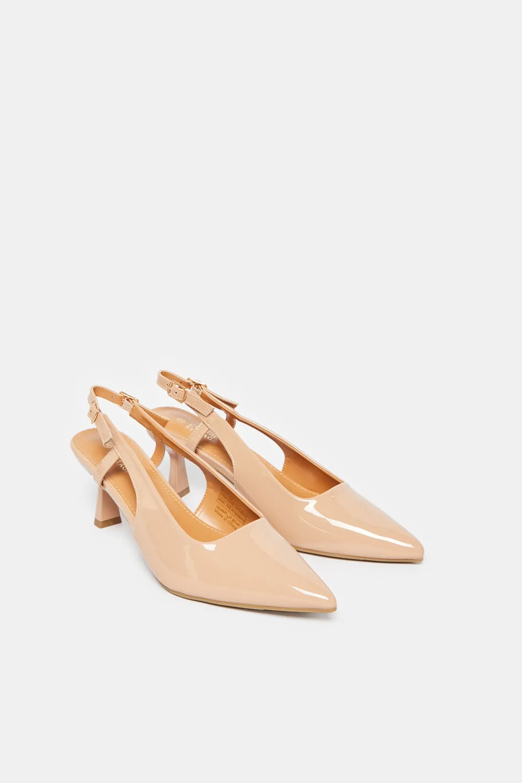 Women Pink Slingback Mule
