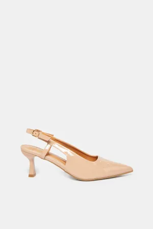 Women Pink Slingback Mule
