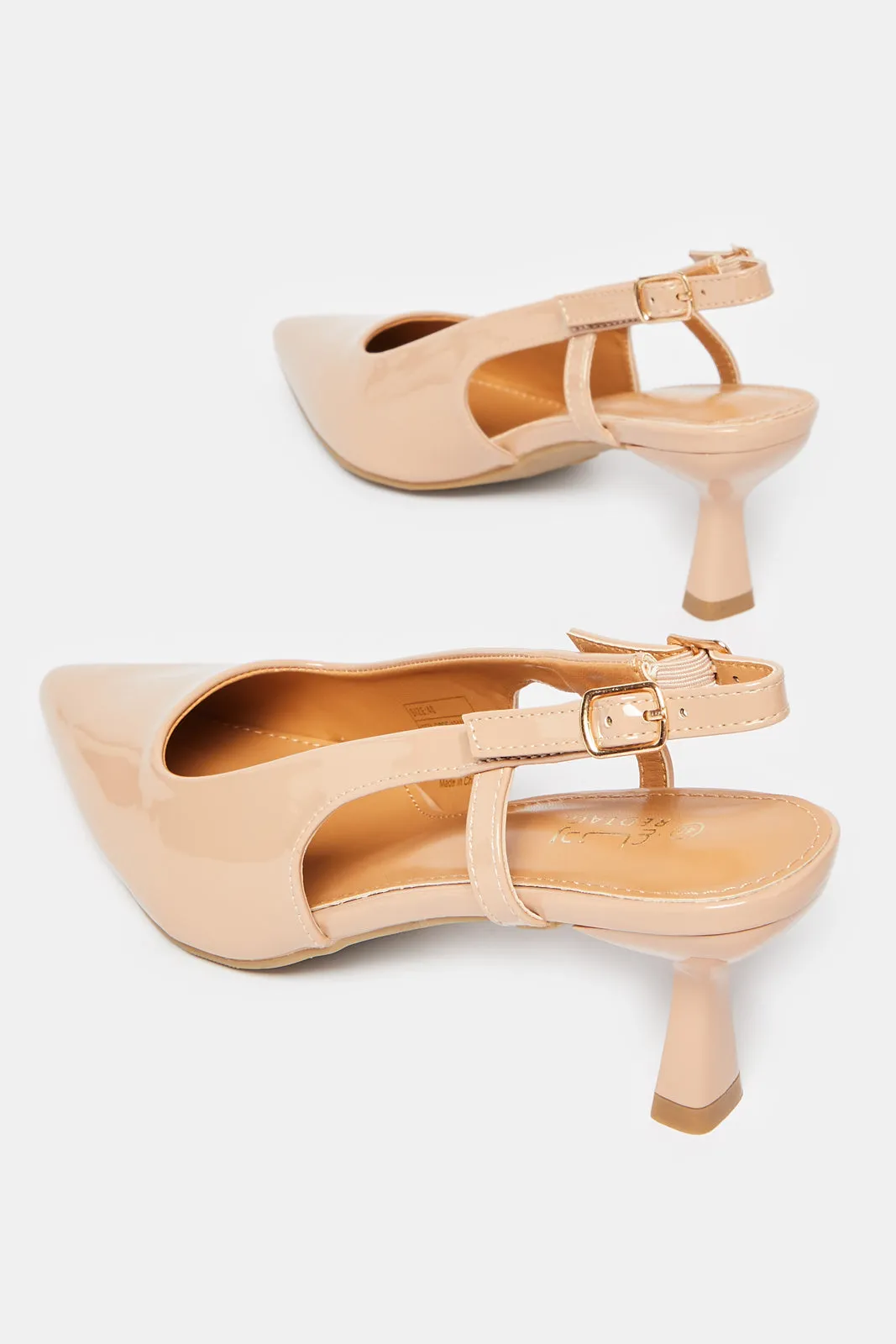 Women Pink Slingback Mule