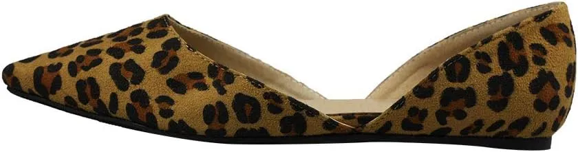 Women's Ballet Flat D'Orsay Comfort Light Pointed Toe Slip On Casual Shoes
