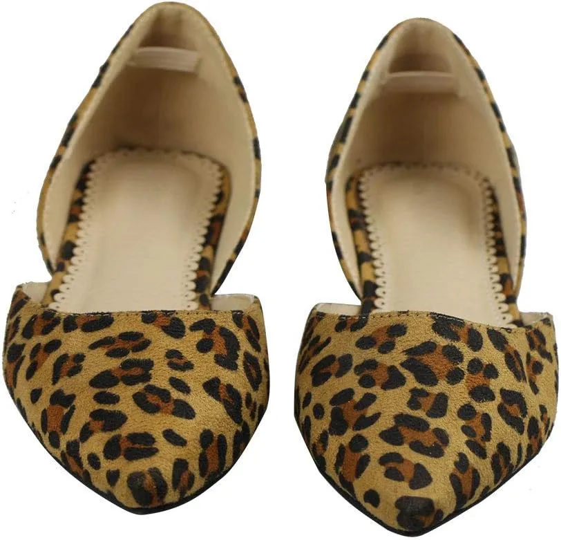 Women's Ballet Flat D'Orsay Comfort Light Pointed Toe Slip On Casual Shoes
