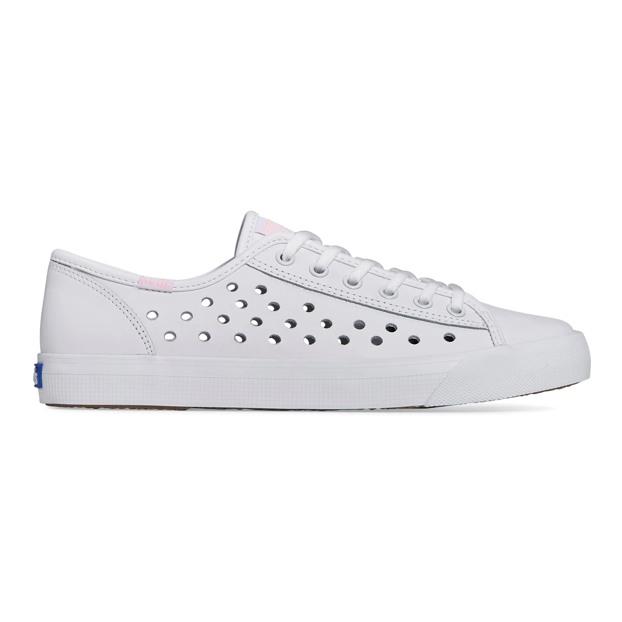 Women's Kickstart Leather Perf White