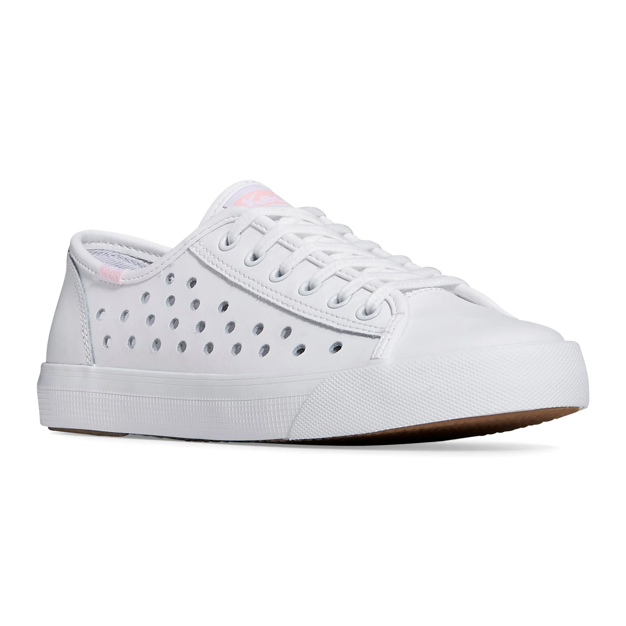 Women's Kickstart Leather Perf White