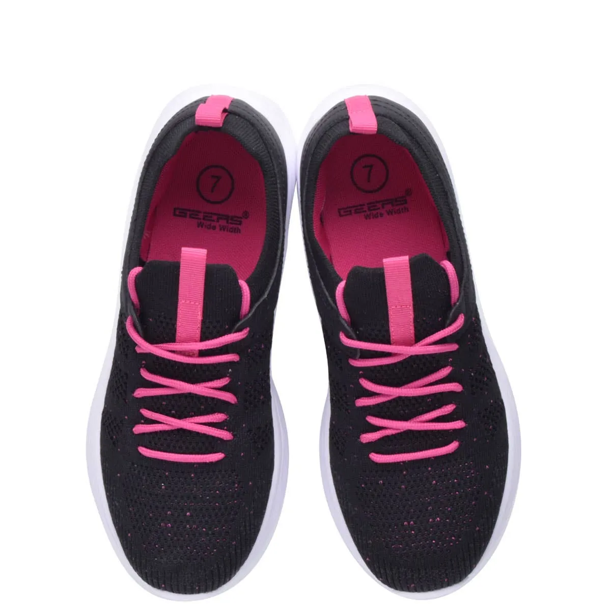 Women's Wide Width Fly-Knit Low Top Sneaker